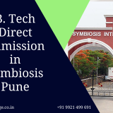 B. Tech Direct Admission in Symbiosis Pune