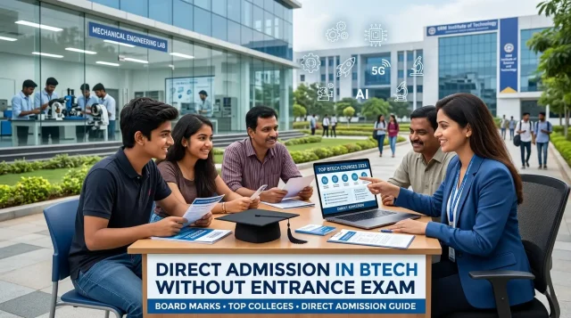 direct admission in btech without entrance exam