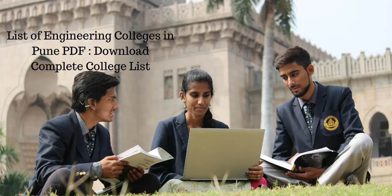 List of Engineering Colleges in Pune PDF 2026: Download Complete College List